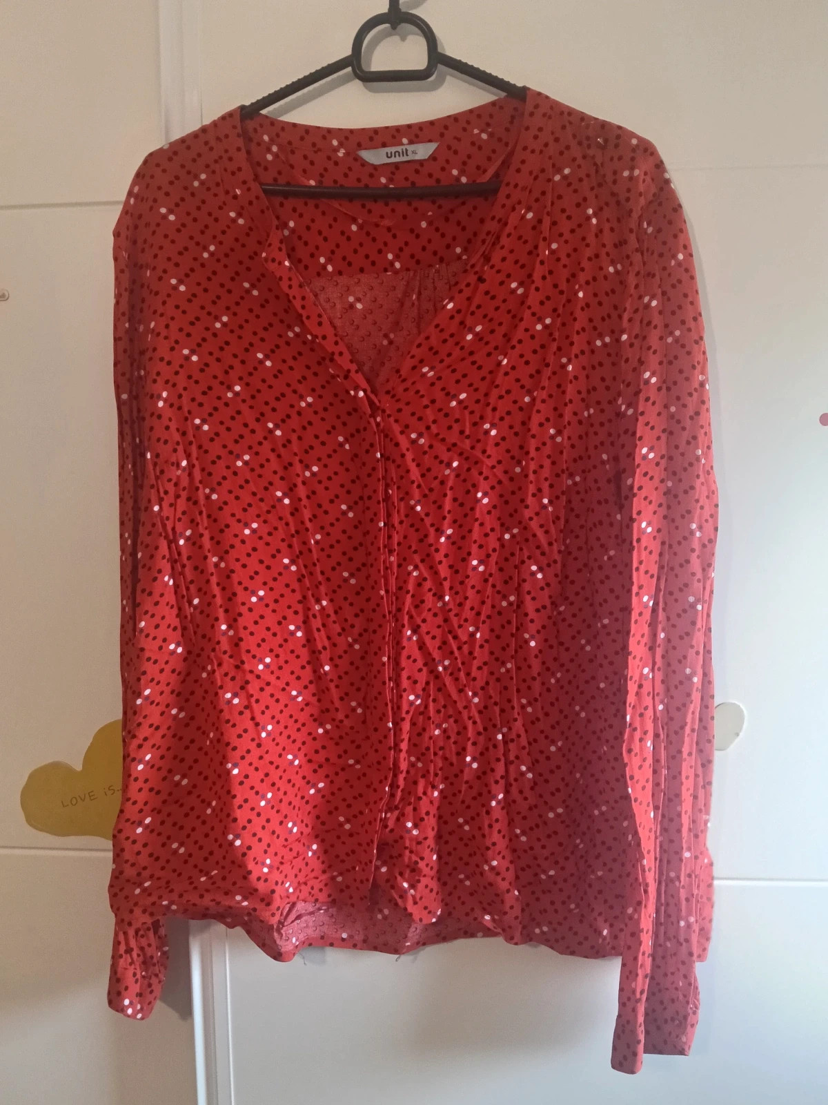 Blusa roja lunares Unit viral Talla XL y2k Impecable – Unit – taille XL / 42 / 14