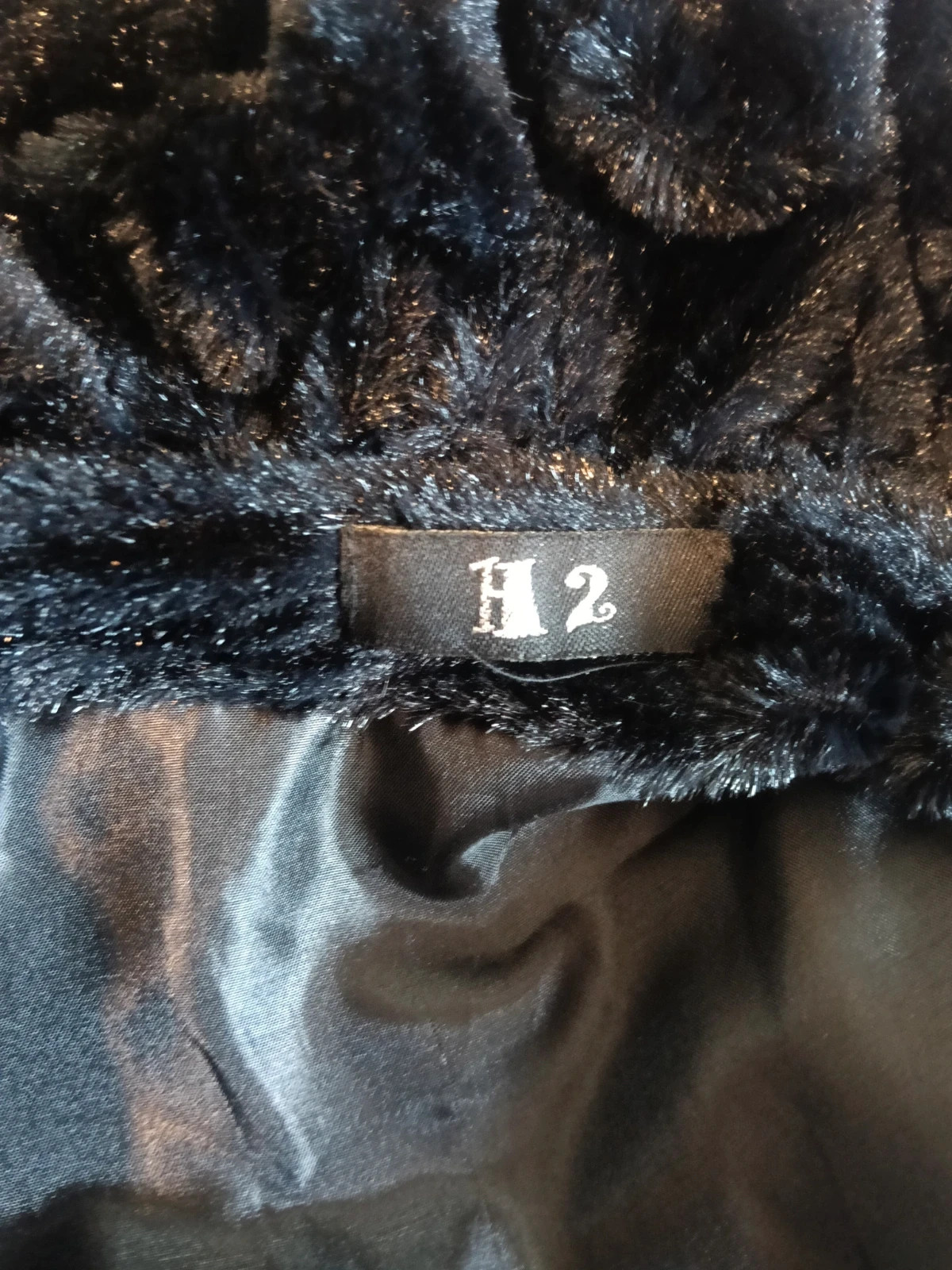 Chaqueta bolero de pelo sintético negro elegante y2k estilo fiesta/vintage – H2 – taille Taille unique 4