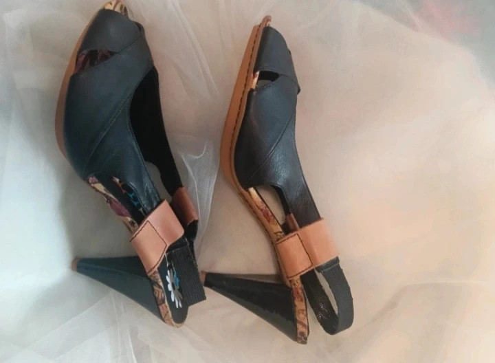 Sandalias retro Negras/ marrón 🤎 Twiggy viral T 39 – Twiggy – taille 39 3