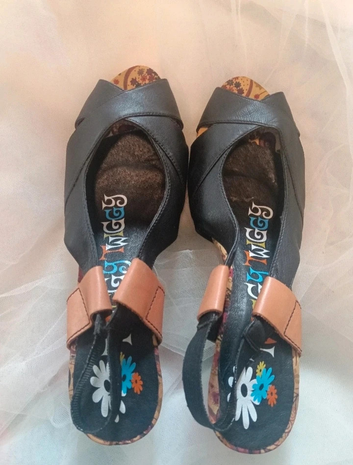 Sandalias retro Negras/ marrón 🤎 Twiggy viral T 39 – Twiggy – taille 39