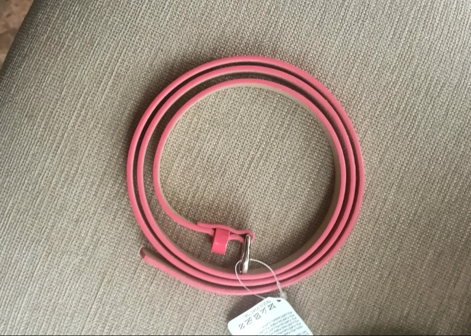 Lote de 3 Cinturones Finos C&A (Rosa, Azul, Verde Menta) - 100cm – C&A – taille 100 cm 2