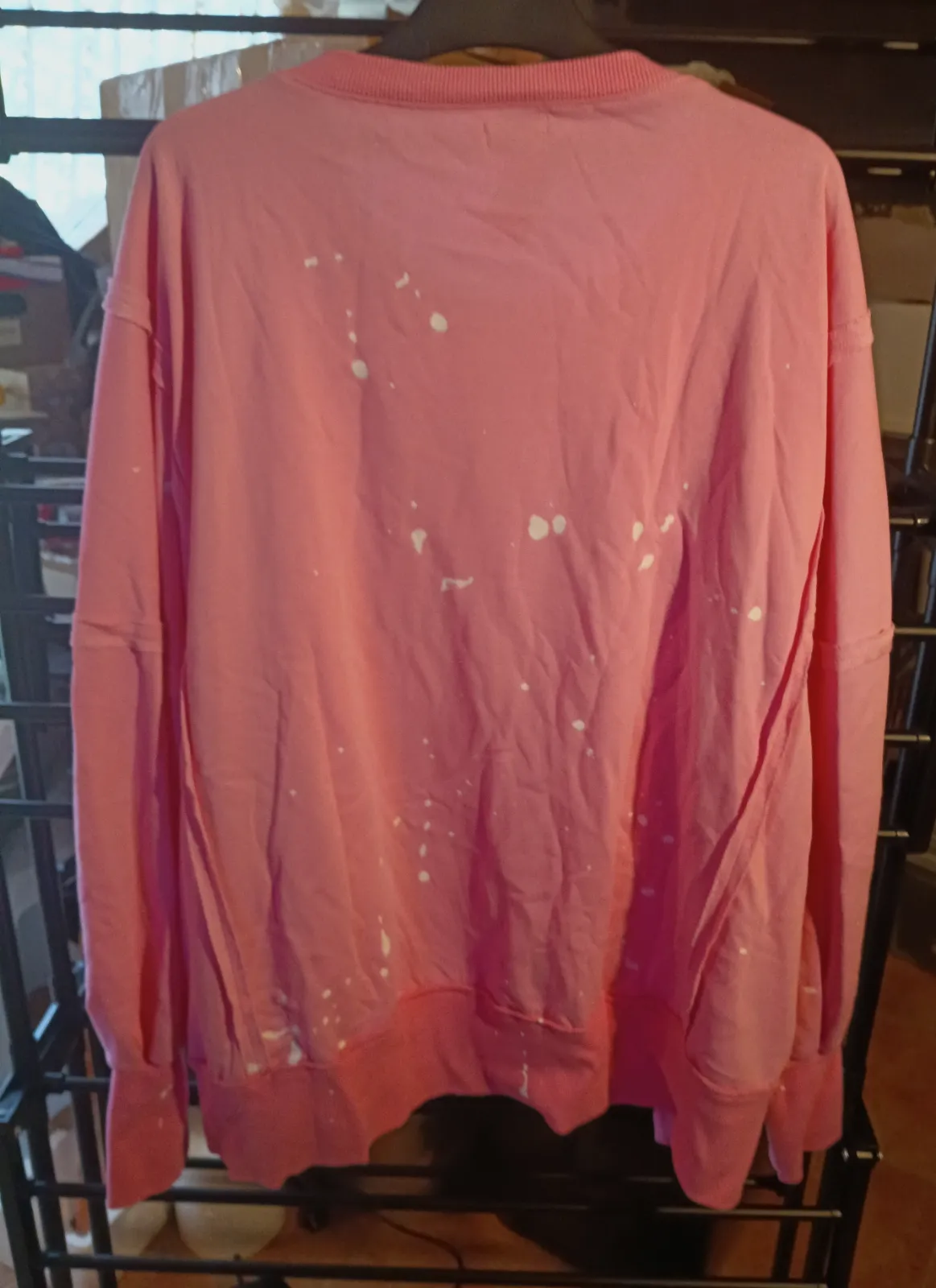 Sudadera Rosa Estilo Paint Splatter – Ricki's – taille XL 4