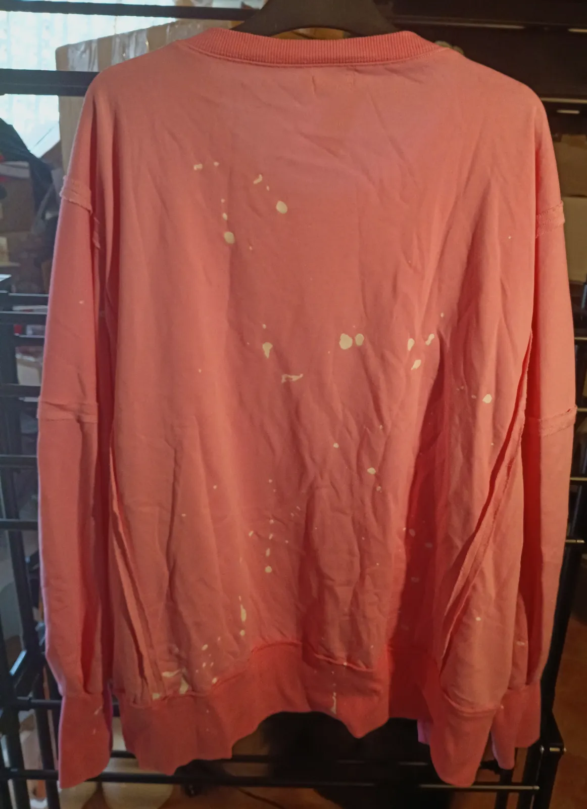 Sudadera Rosa Estilo Paint Splatter – Ricki's – taille XL 5