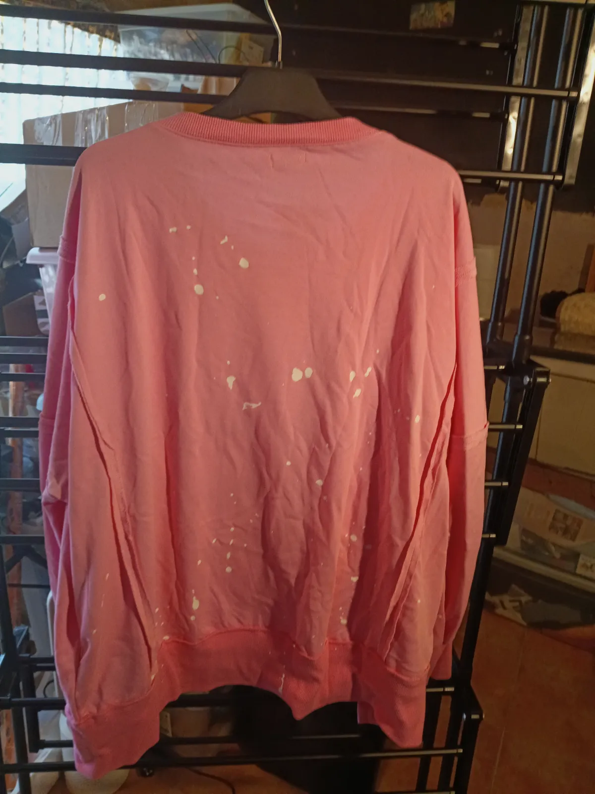Sudadera Rosa Estilo Paint Splatter – Ricki's – taille XL 7