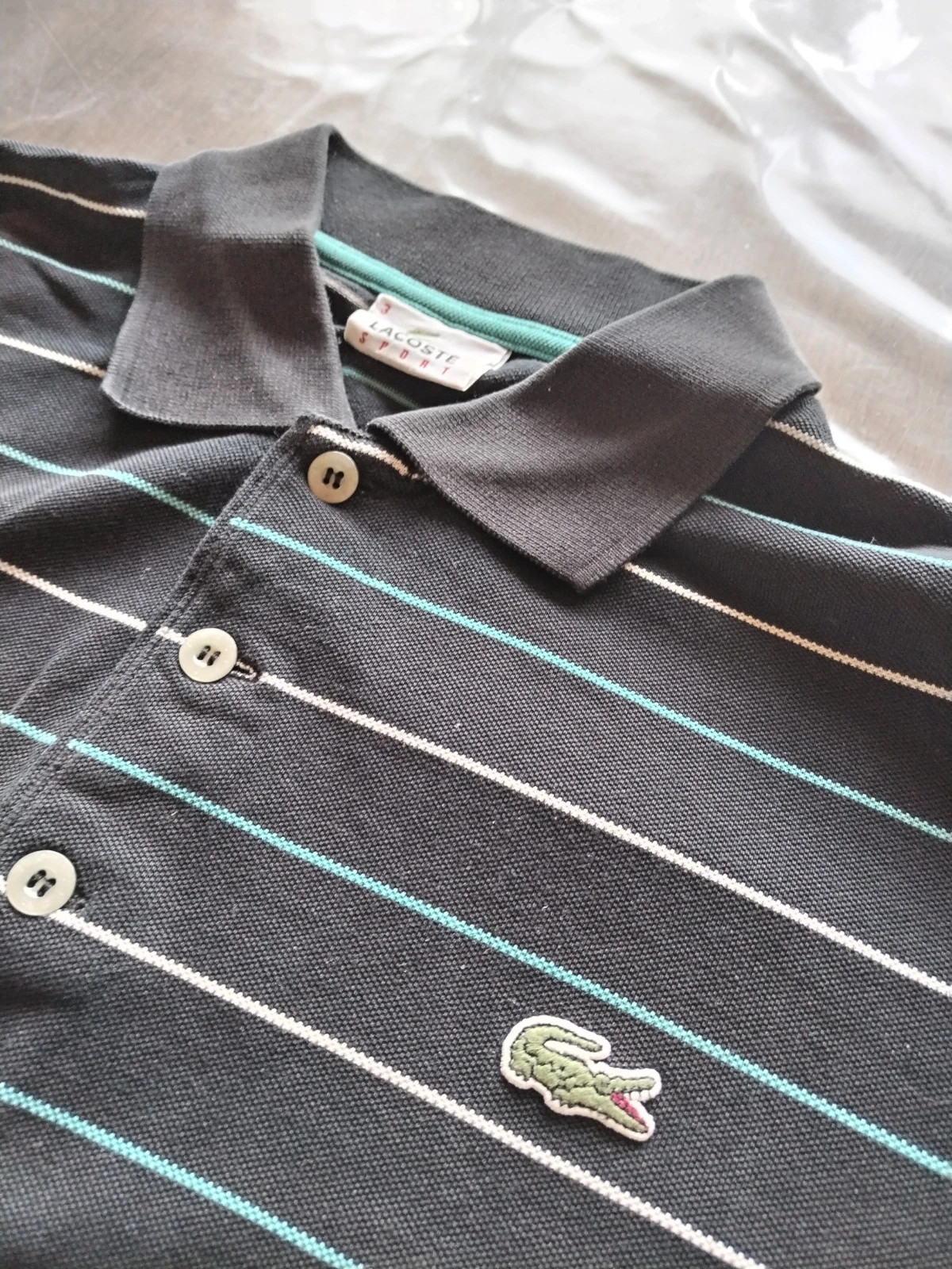 Polo à rayures Lacoste taille 3 – Lacoste – taille S 2