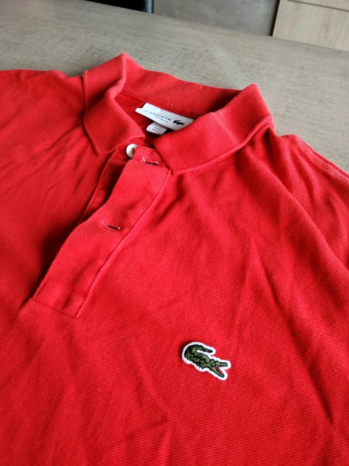 Polo Lacoste rouge taille 5 – Lacoste – taille L 2