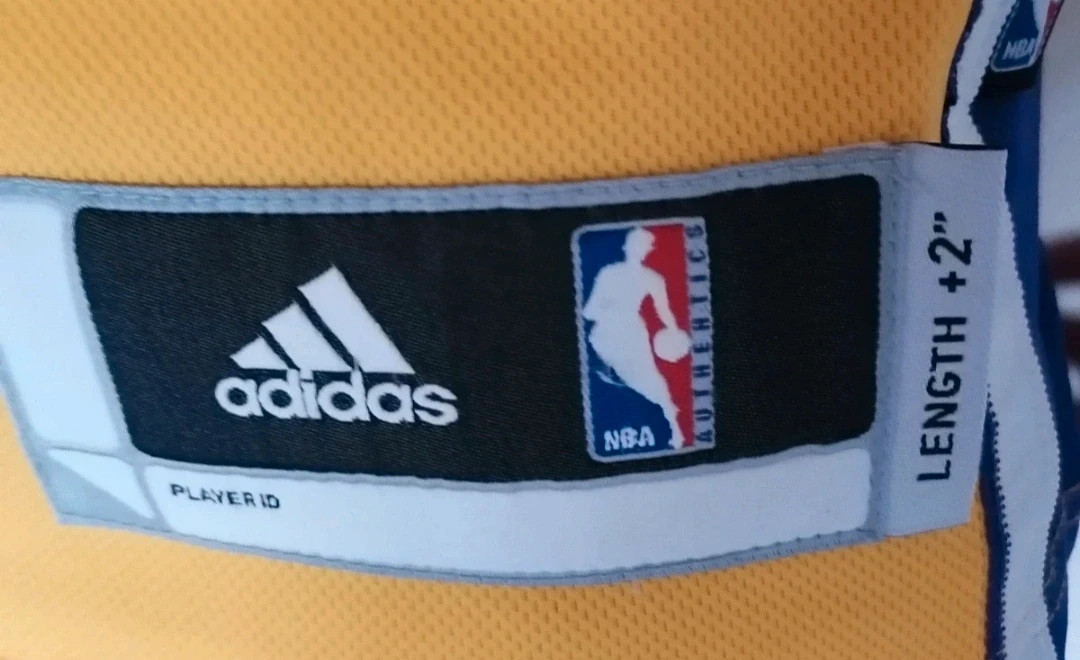🏀 Maillot NBA Los Angeles Lakers #12 Adidas jaune/violet – adidas – taille M 5