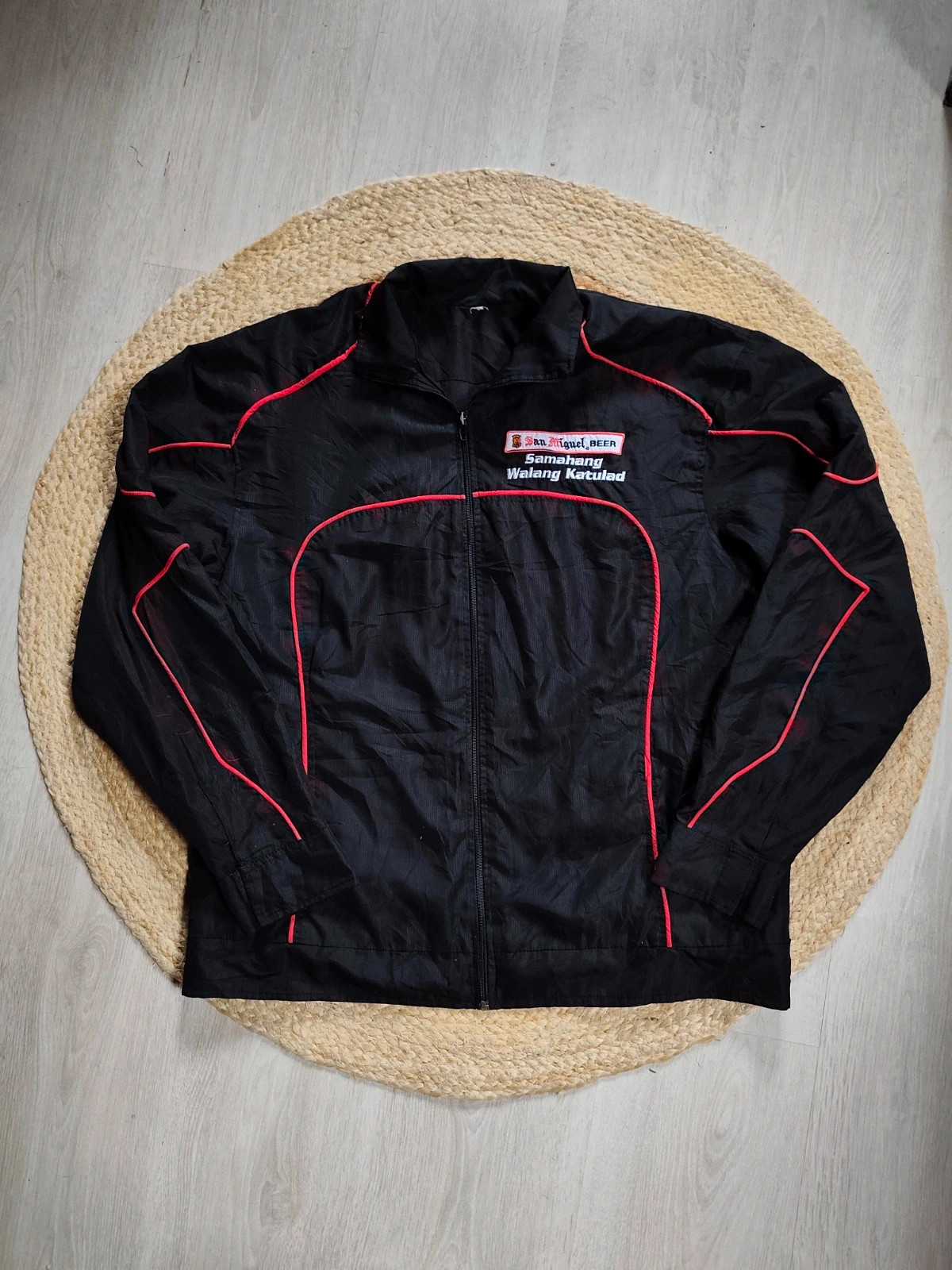 Veste légère San Miguel Beer noire et rouge – San Miguel – taille M