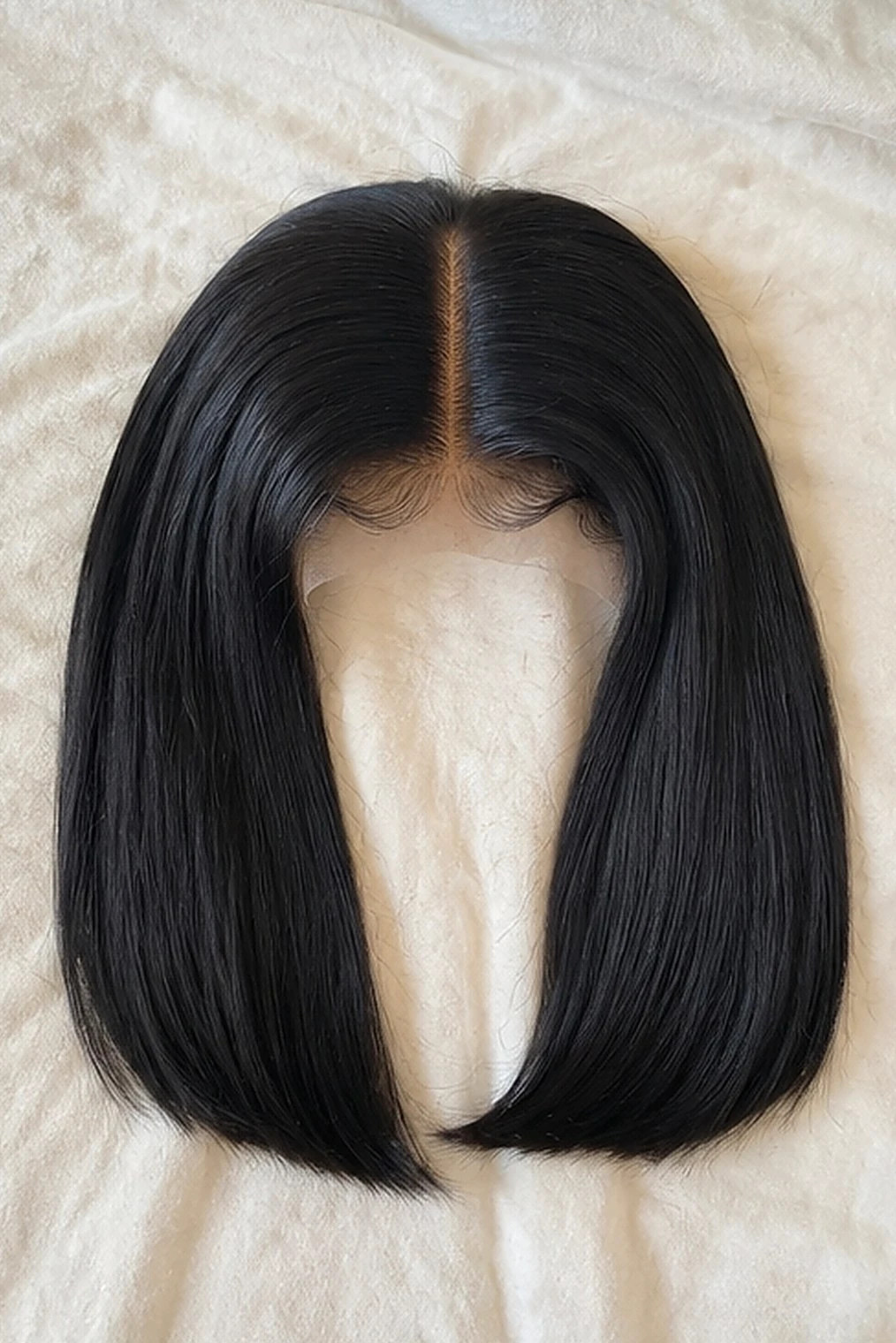 Perruque bob cheveux humains lisses noire 13x6 – Studio Sarlat 3