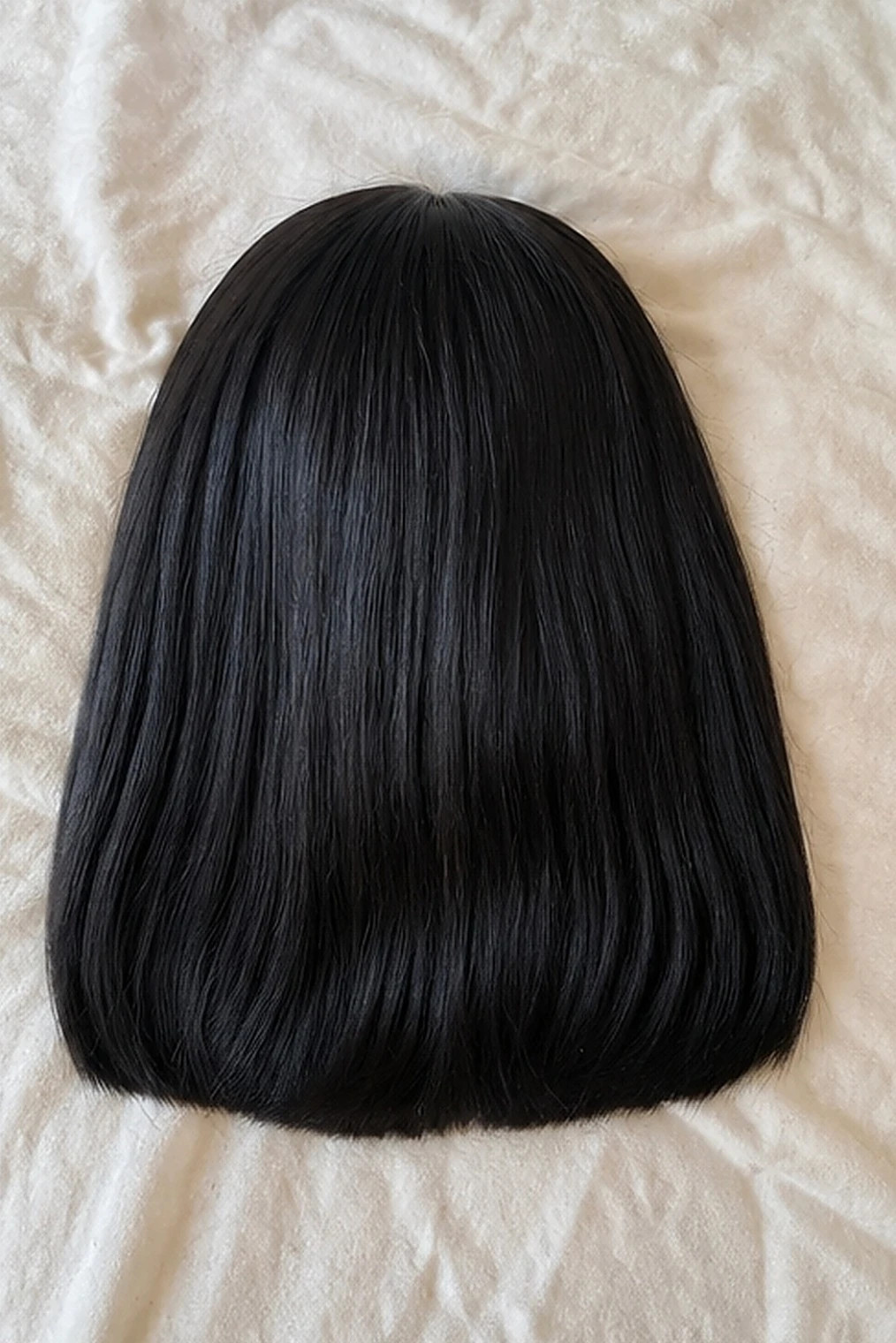 Perruque bob cheveux humains lisses noire 13x6 – Studio Sarlat 4