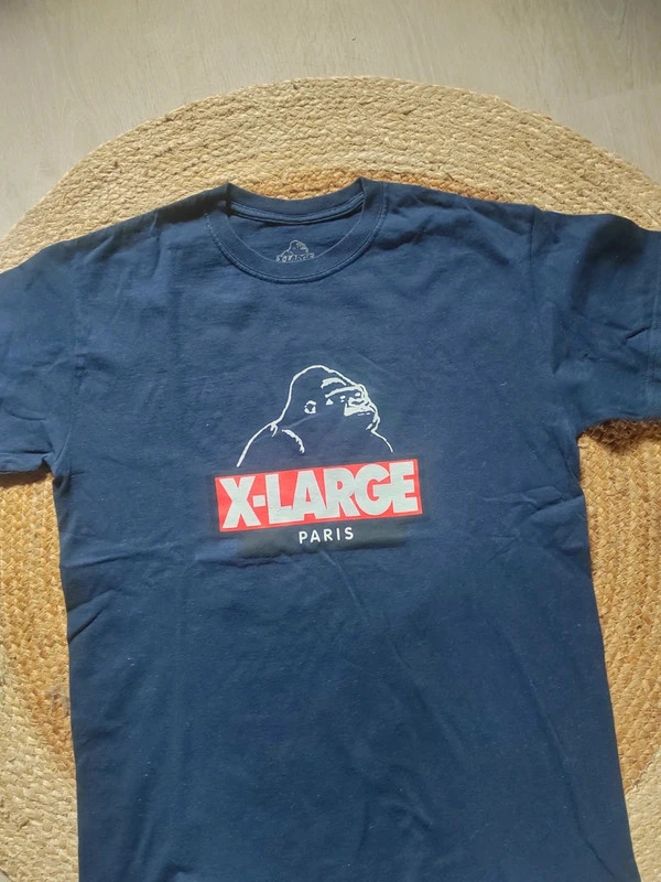 T-shirt XLarge noir logo taille M – Vintage Dressing – taille M 2