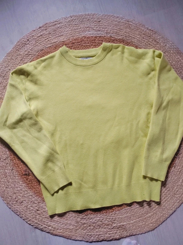 Pull bonne qualité zara jaune homme taille M – Zara – taille M / 38 / 10 2