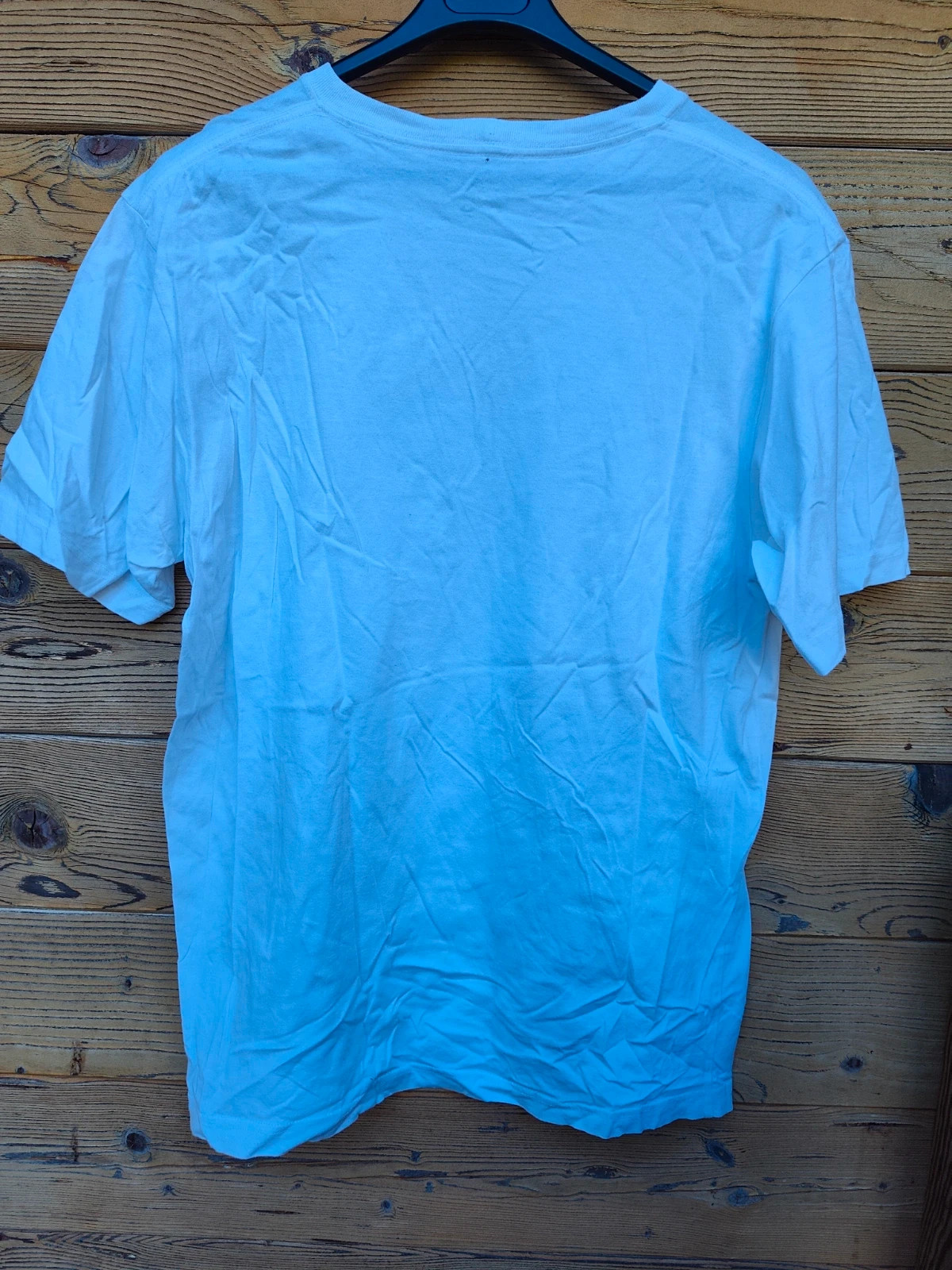 T-shirt Columbia blanc gris logo vintage – Columbia – taille L / 40 / 12 3
