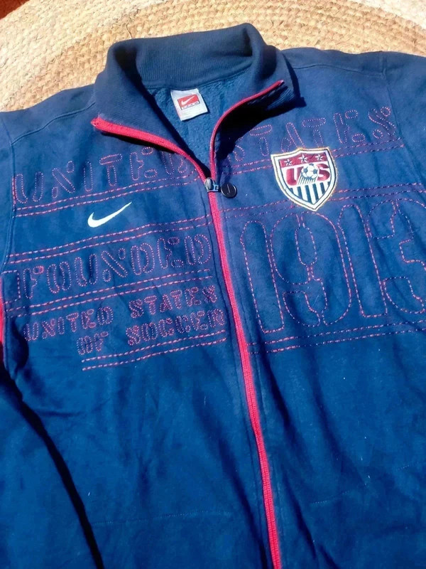 Veste zip vintage football soccer team – Nike – taille L 3