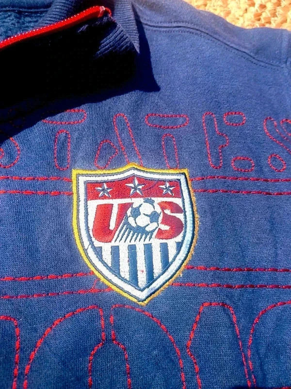 Veste zip vintage football soccer team – Nike – taille L 5