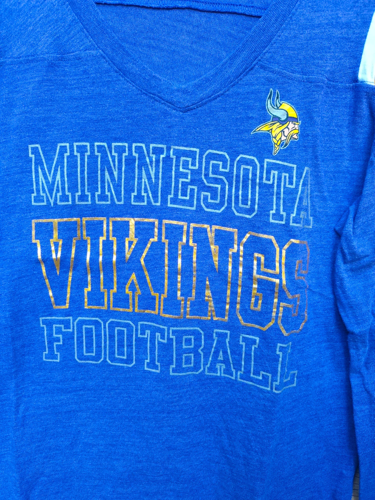 T-shirt manches longues NFL Minnesota Vikings bleu XXL – NFL – taille XXL 2