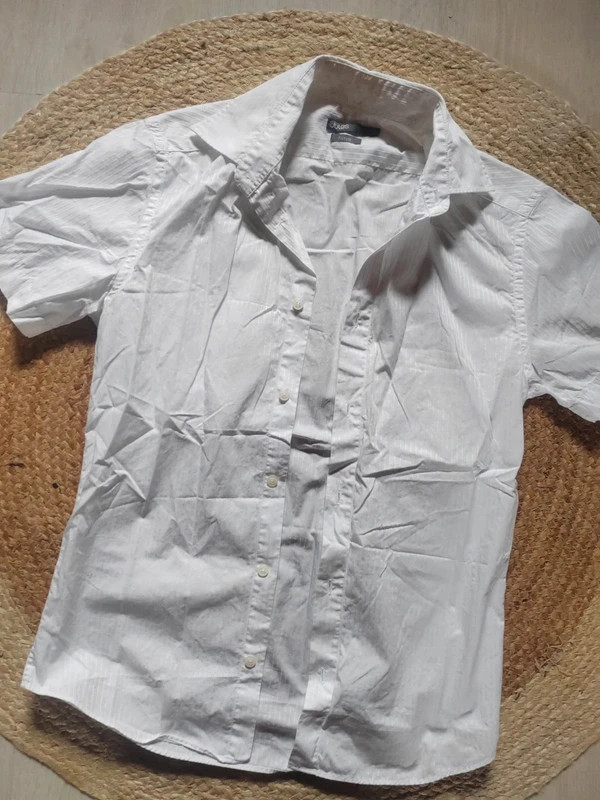 Chemise blanche Jules manches courtes taille 2 M – Vintage Dressing – taille M 2
