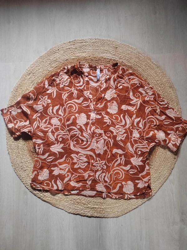 Blouse fluide Mango motif floral taille M – Mango – taille M / 38 / 10