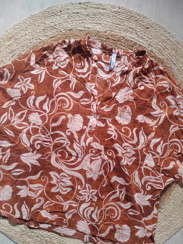 Blouse fluide Mango motif floral taille M – Mango – taille M / 38 / 10 2