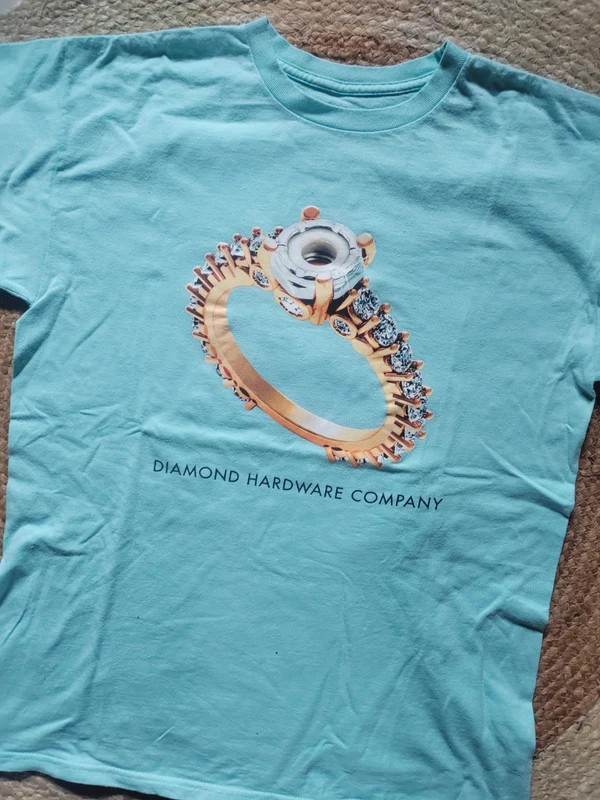 T-shirt diamond bleu – Diamond – taille M 2