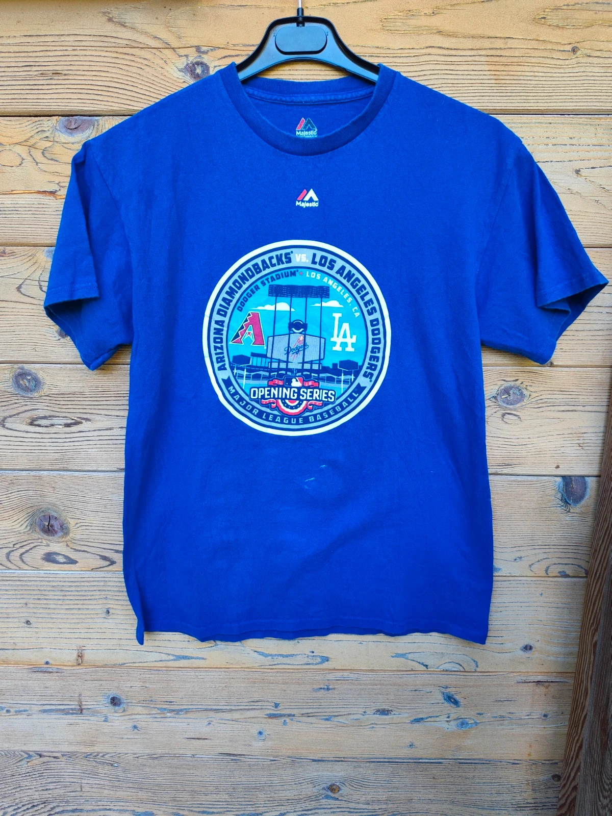 T-shirt Majestic Dodgers MLB bleu M