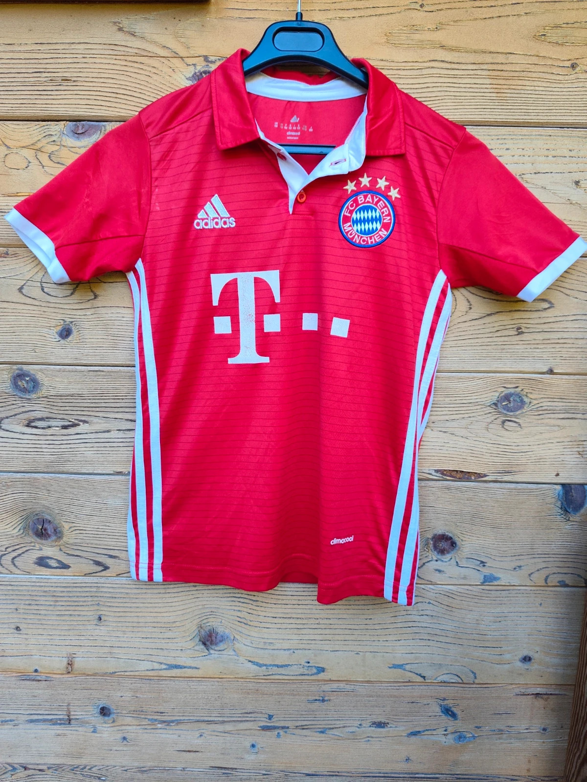 Maillot FC Bayern Munich Müller Adidas rouge – adidas – taille S