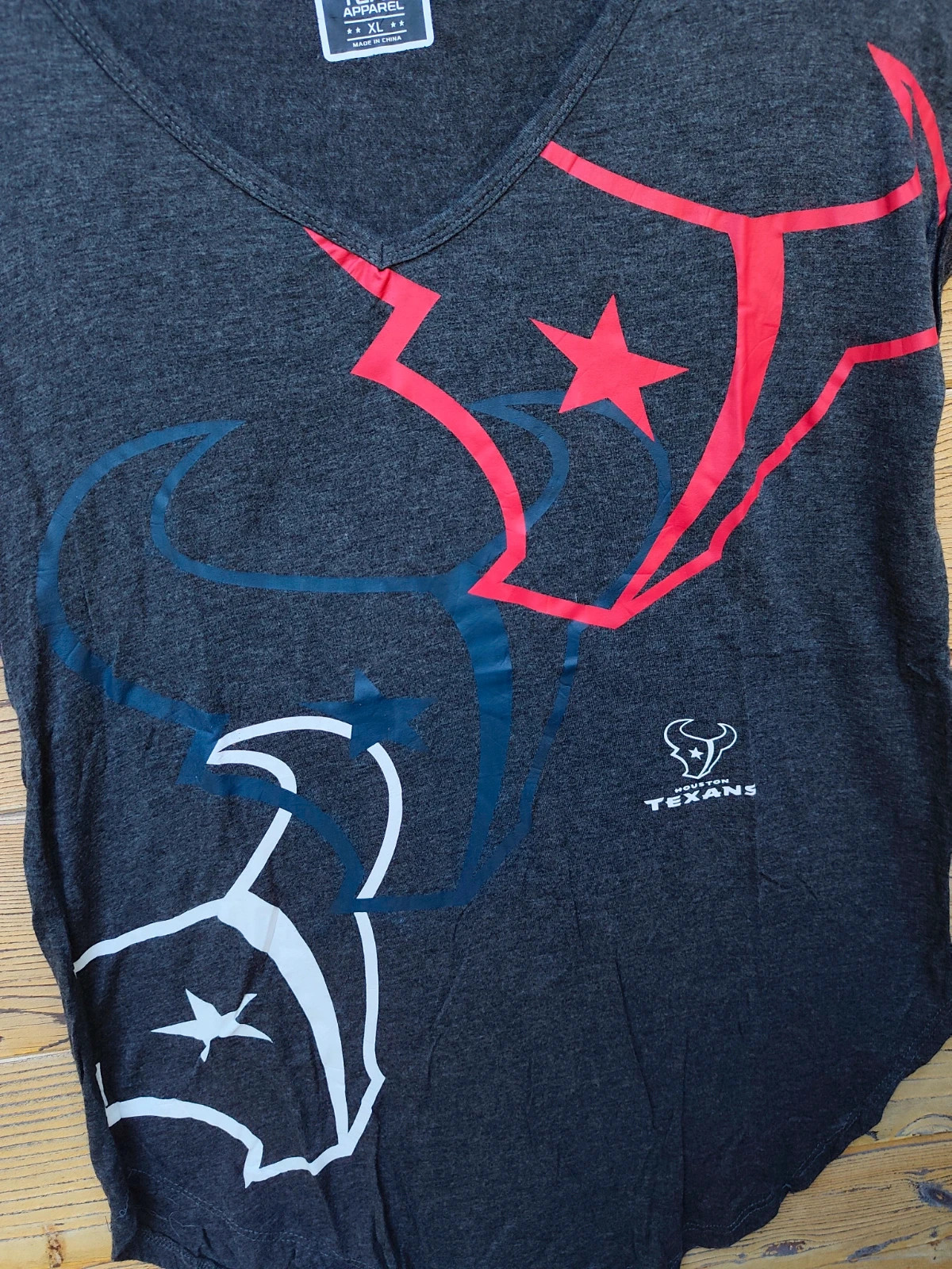 T-shirt NFL Team Apparel Houston Texans gris XL – NFL – taille XL / 42 / 14 2