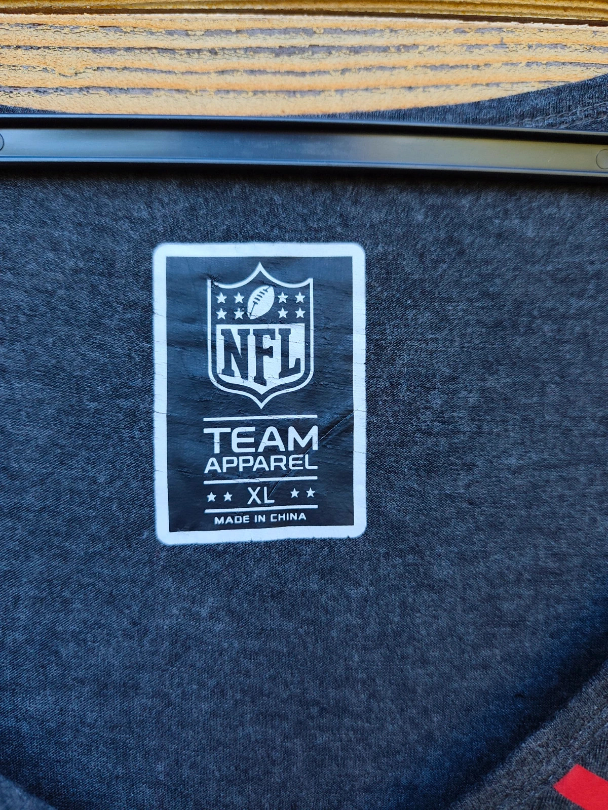 T-shirt NFL Team Apparel Houston Texans gris XL – NFL – taille XL / 42 / 14 3