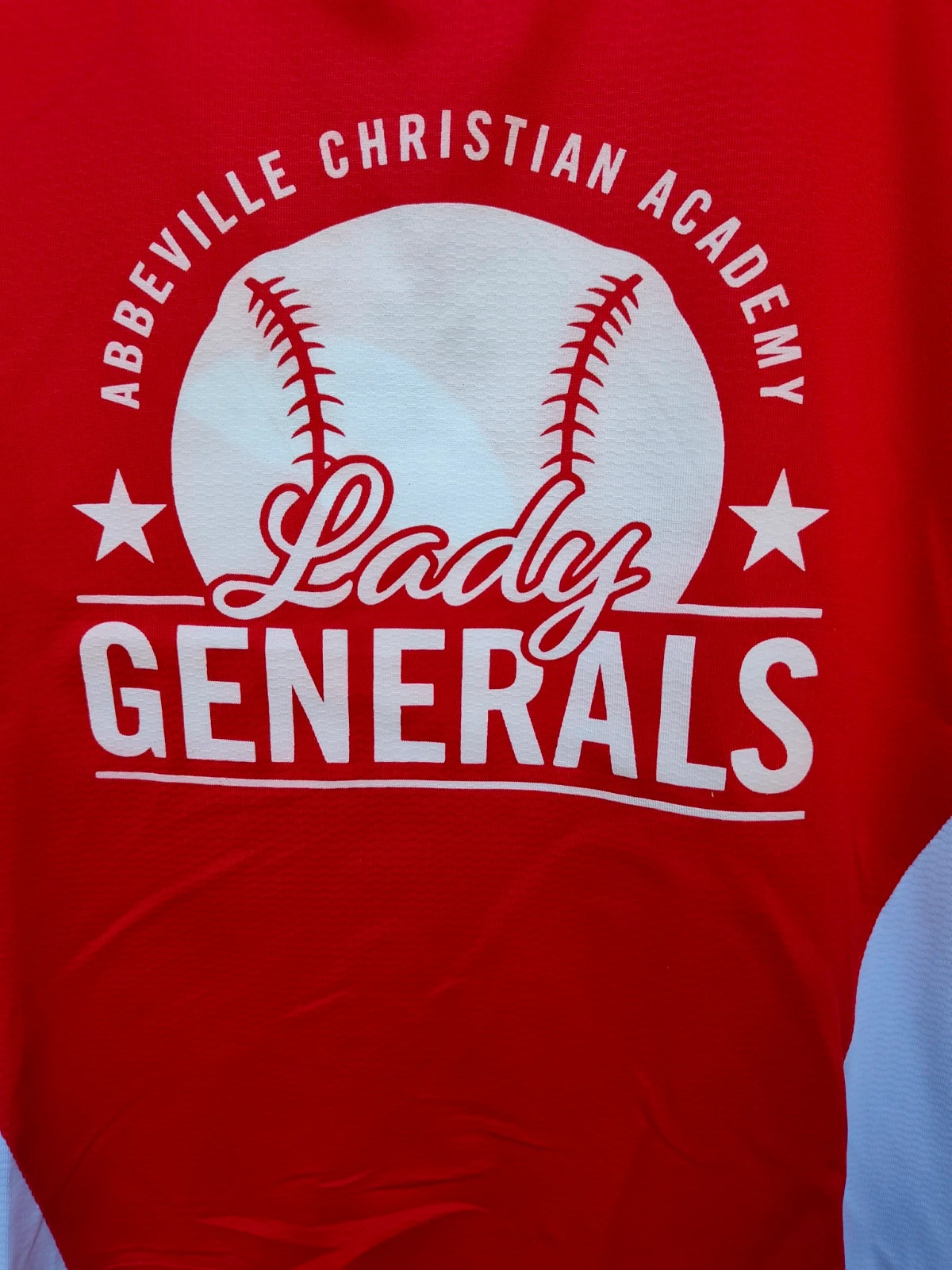 Maillot de baseball Nike Lady Generals rouge et blanc – Nike – taille M 2