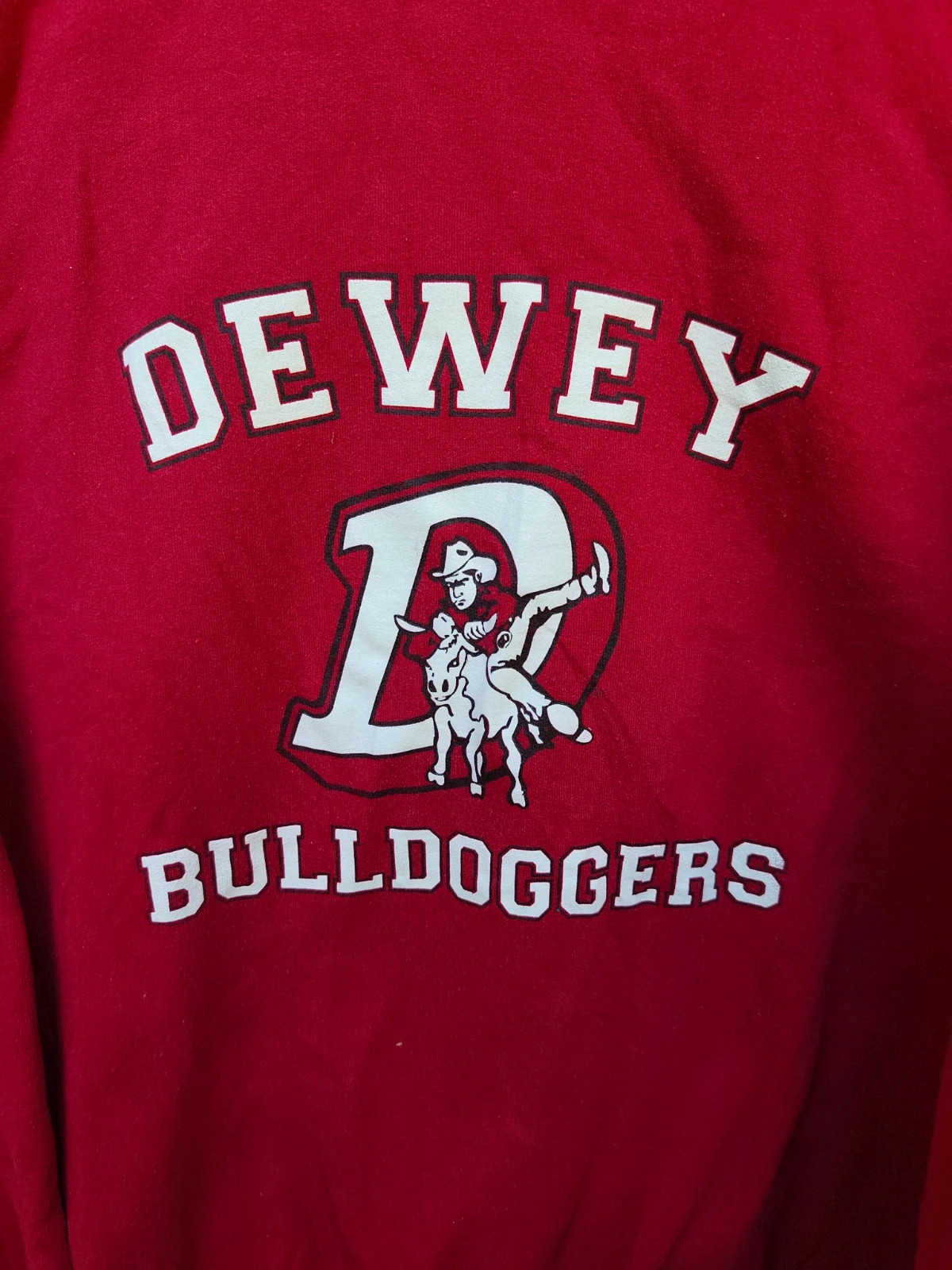 Sweat Jerzees Dewey Bulldoggers bordeaux XL – Jerzees – taille XL 2