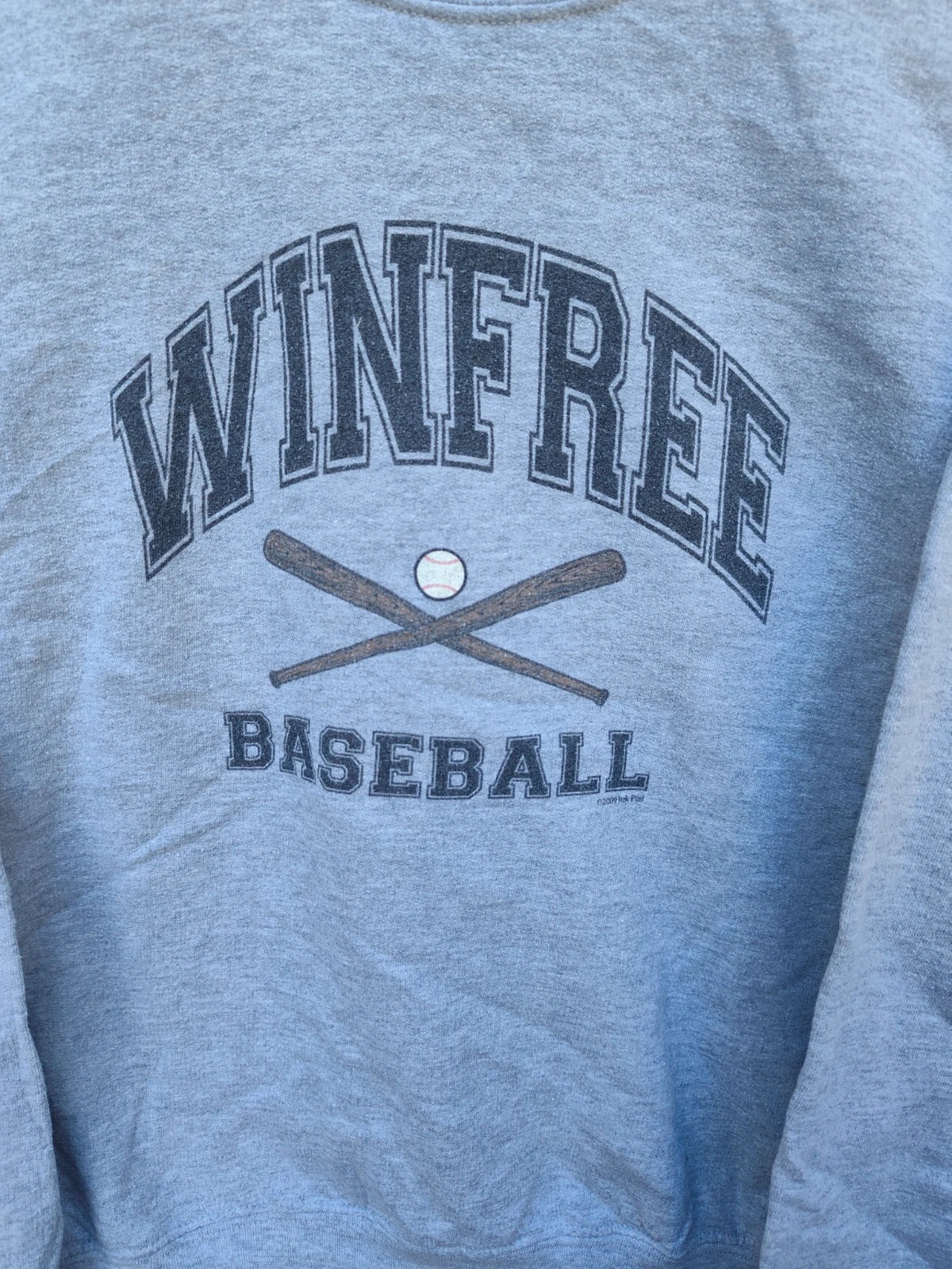 Sweatshirt Gildan gris Winfree Baseball – Gildan – taille M 2