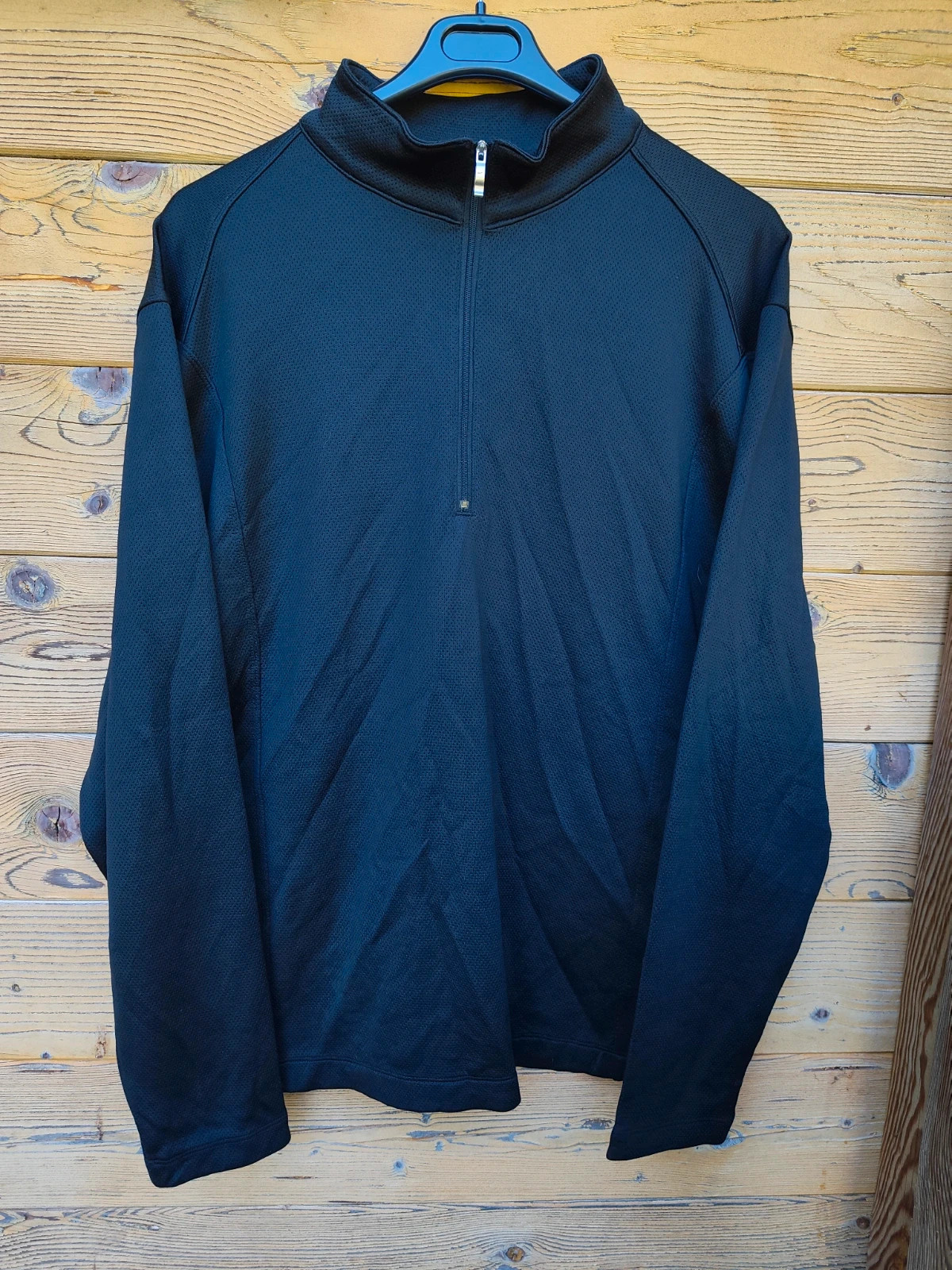 Sweat sport Nike noir col zippé running – Nike – taille L