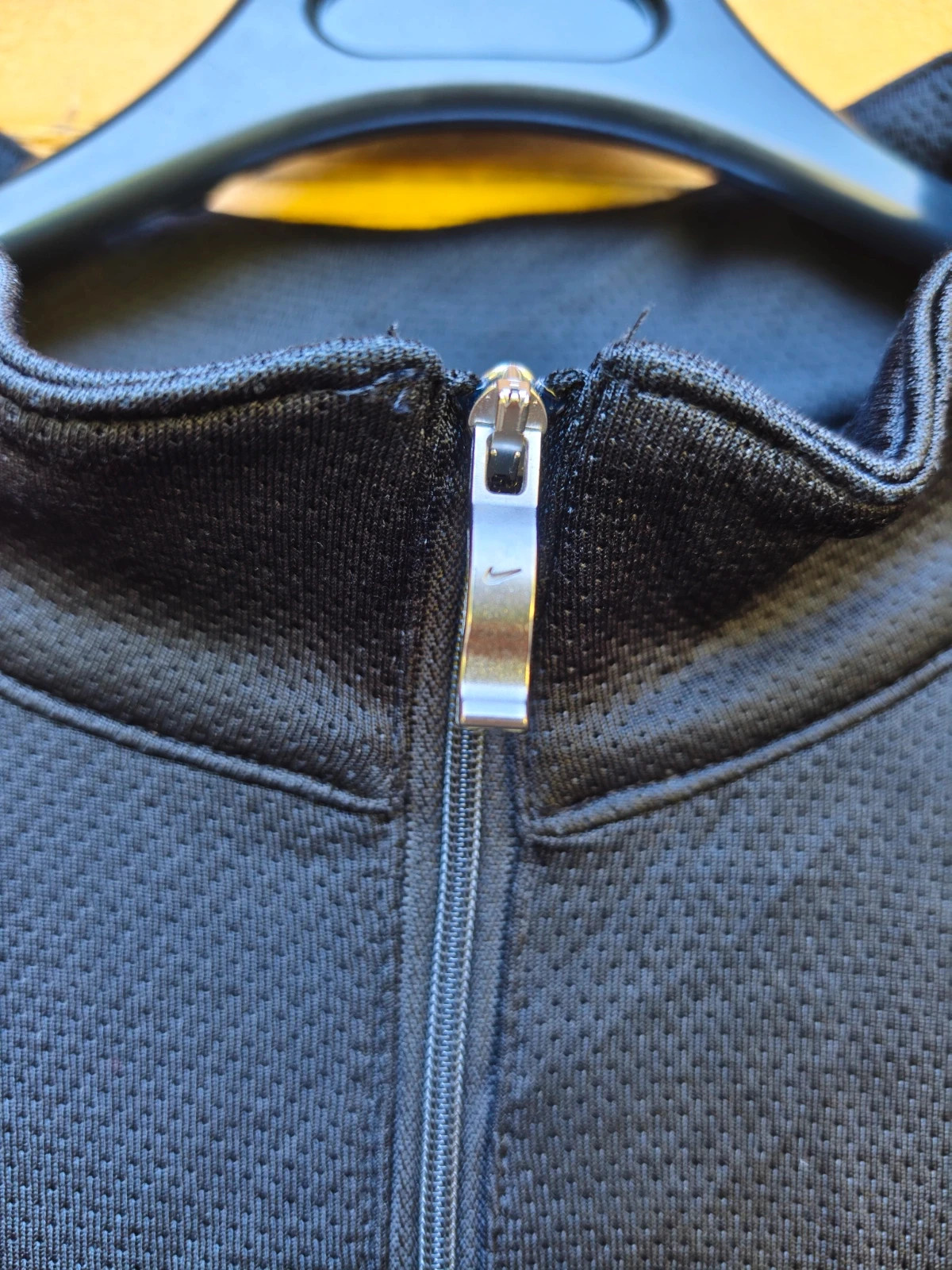 Sweat sport Nike noir col zippé running – Nike – taille L 3