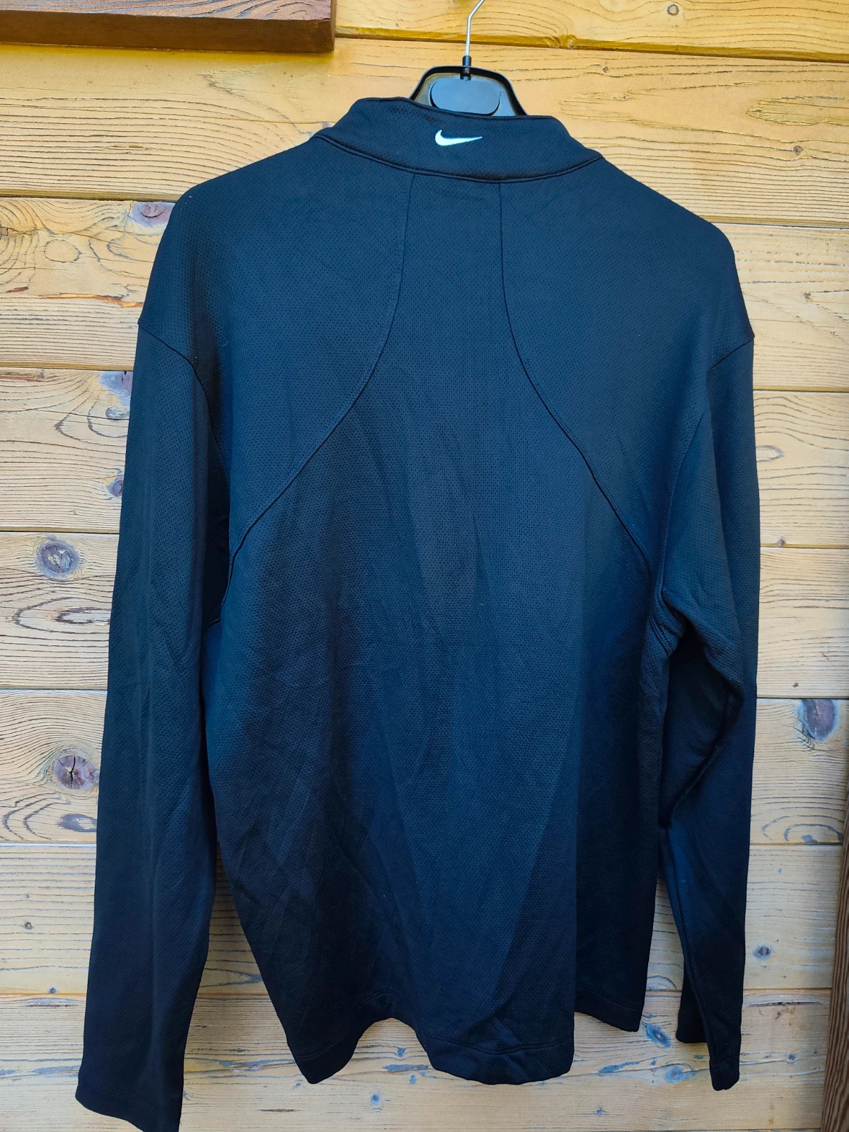 Sweat sport Nike noir col zippé running – Nike – taille L 4