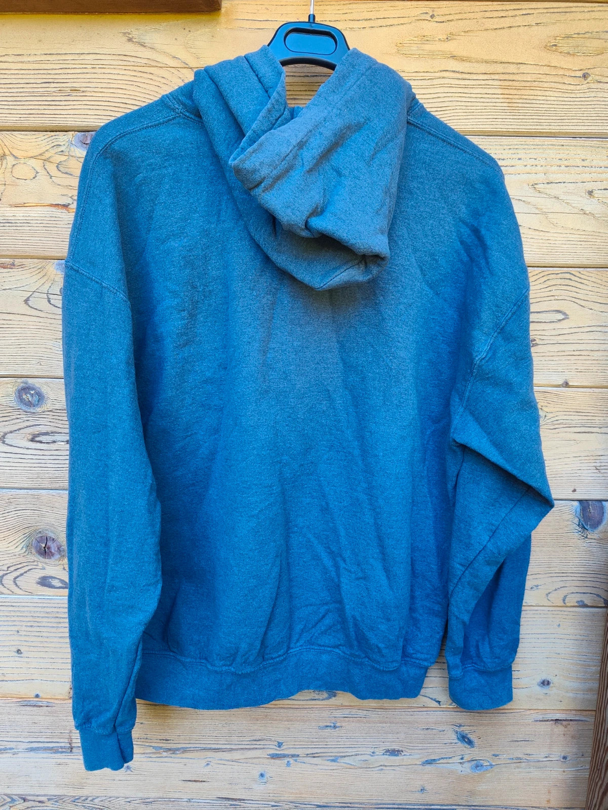 Sweat à capuche Gildan bleu marine 'City View Mustangs' – Gildan – taille L 4