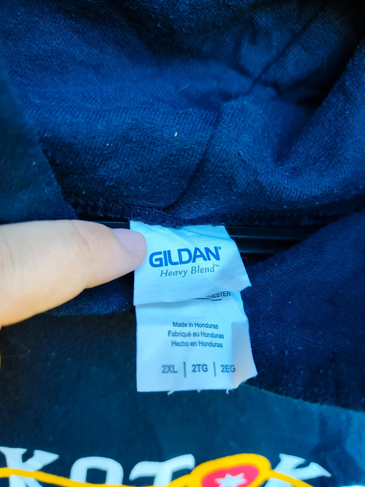 Sweat à capuche Gildan noir logo Takatoka – Gildan – taille XXL 4