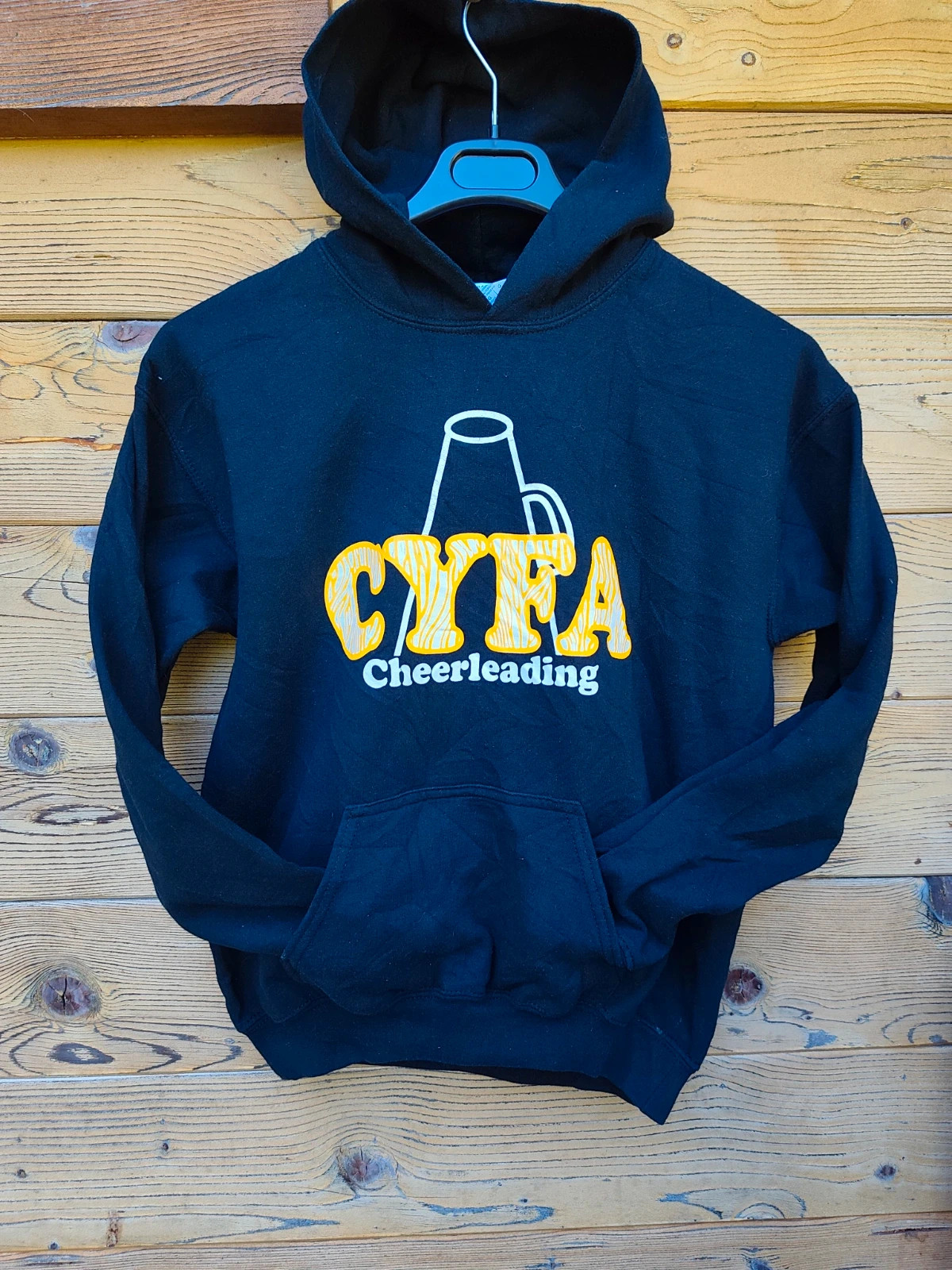 Sweat à capuche Gildan noir Cheerleading – Gildan – taille L / 40 / 12
