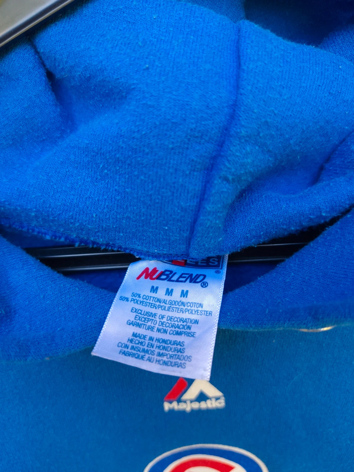 Sweat à capuche Majestic Cubs bleu World Series Champions – Majestic – taille M 5