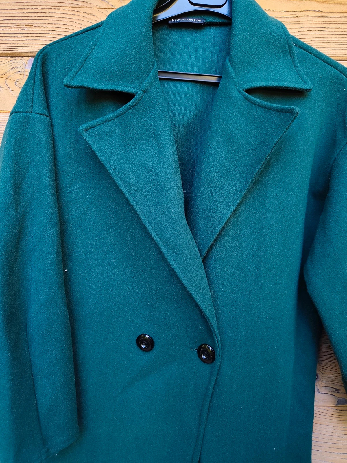 Manteau long New Collection vert sapin – New Collection – taille M / 38 / 10 2