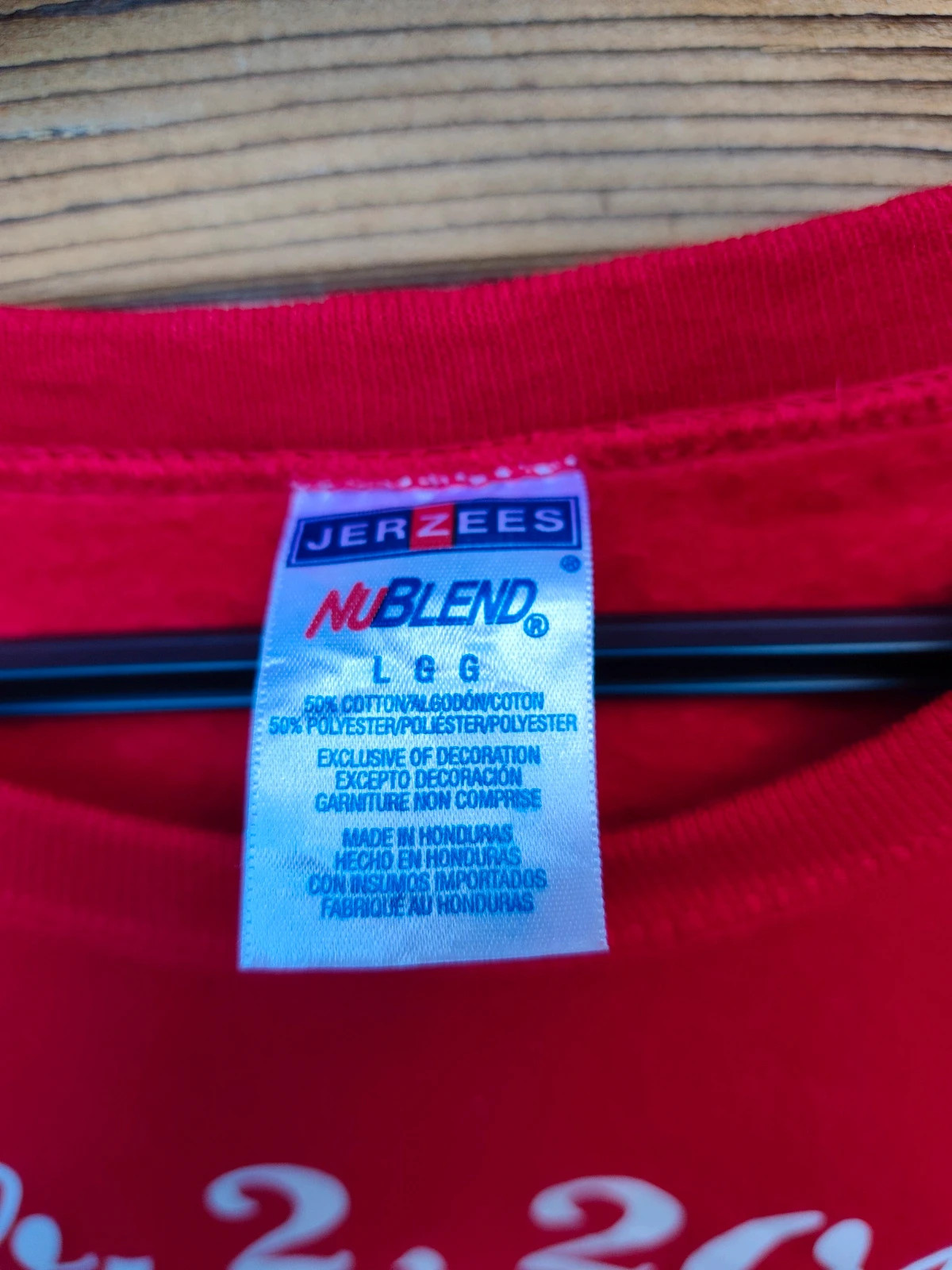 Sweat Jerzees Super Bowl 2014 Rouge vintage rare – Jerzees – taille XL 3