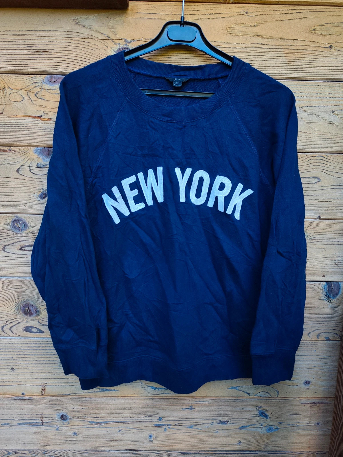 Sweat J.Crew New York bleu marine XL – Gildan – taille XL / 42 / 14
