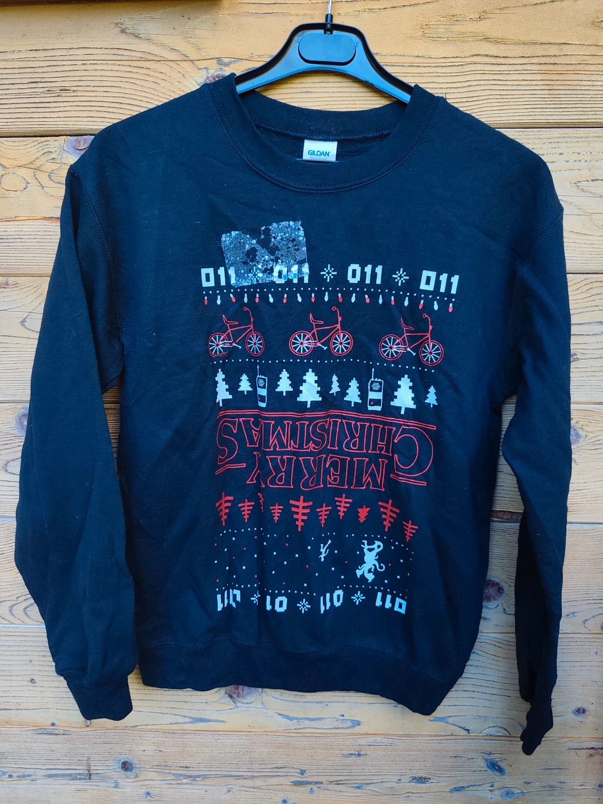 Sweatshirt Gildan Stranger Things Noir S