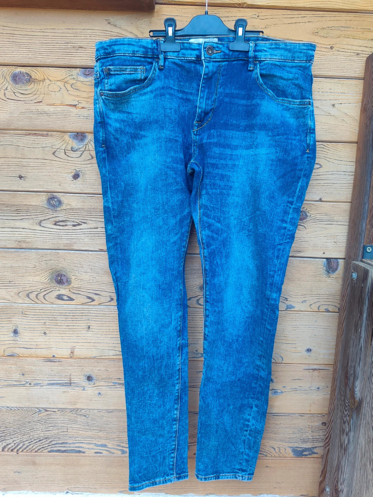 Jean Celio bleu délavé homme skinny