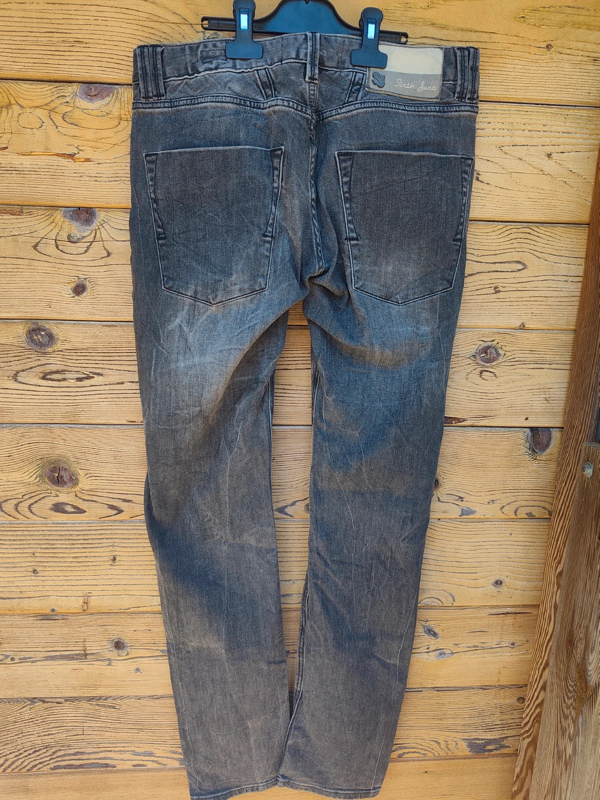 Jean Sixth June gris délavé taille 40 homme coupe droite – Sixth June – taille W30 | FR 40 5