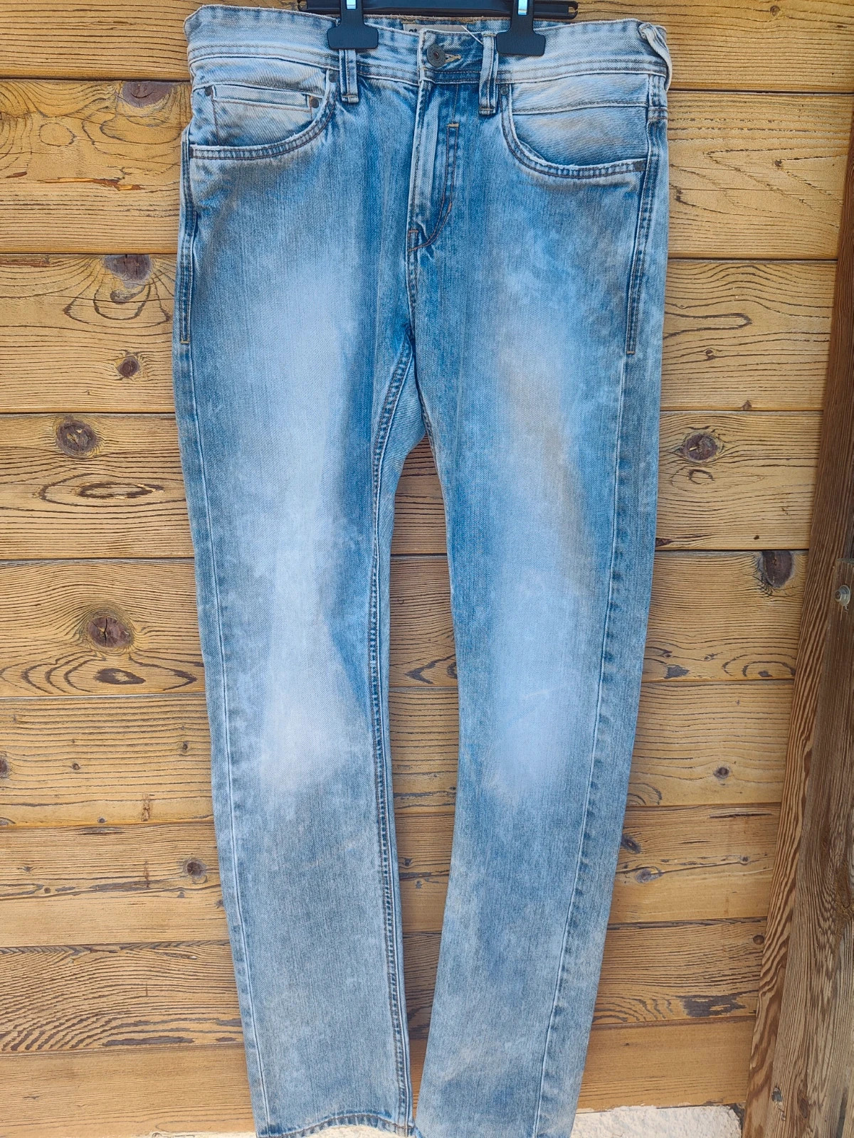 Jean homme C*15 bleu délavé vintage coupe droite – Vintage Dressing – taille W30 | FR 40 2