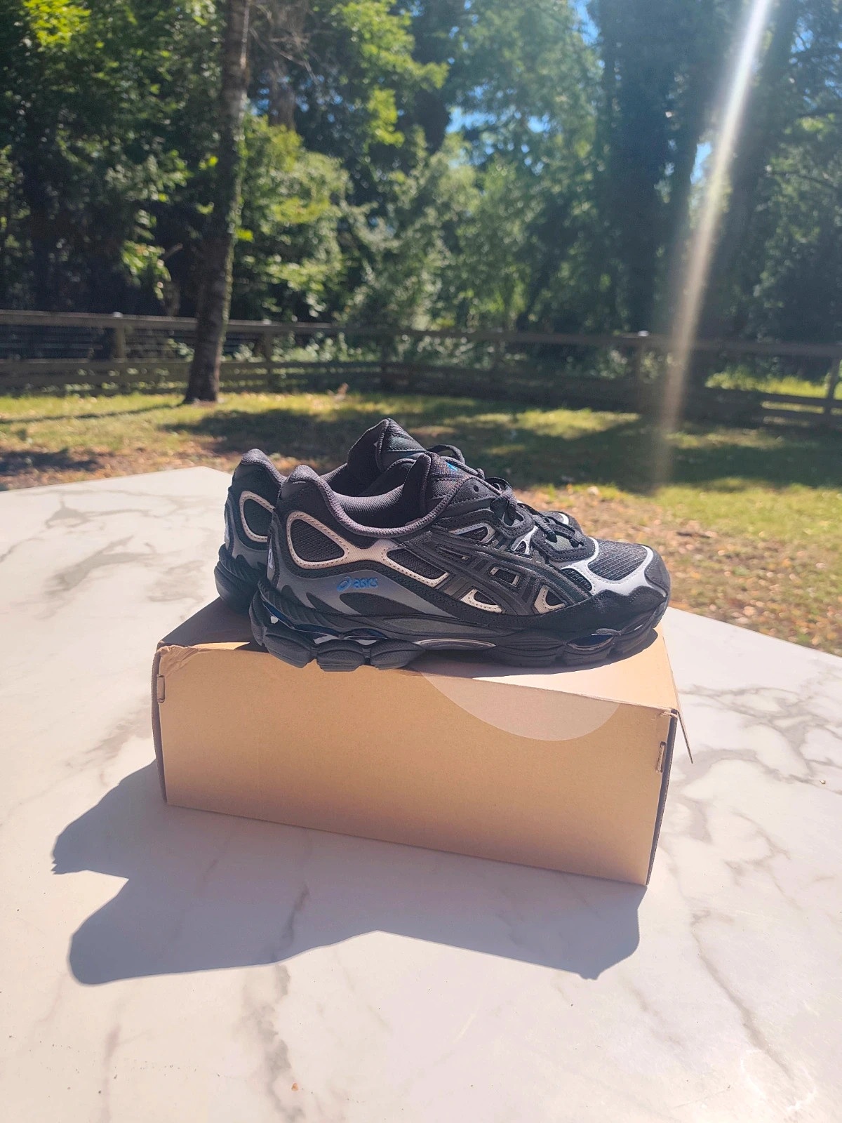Baskets Asics Gel-Kayano 14 noires et bleues taille 44👟 – Asics – taille 44 2