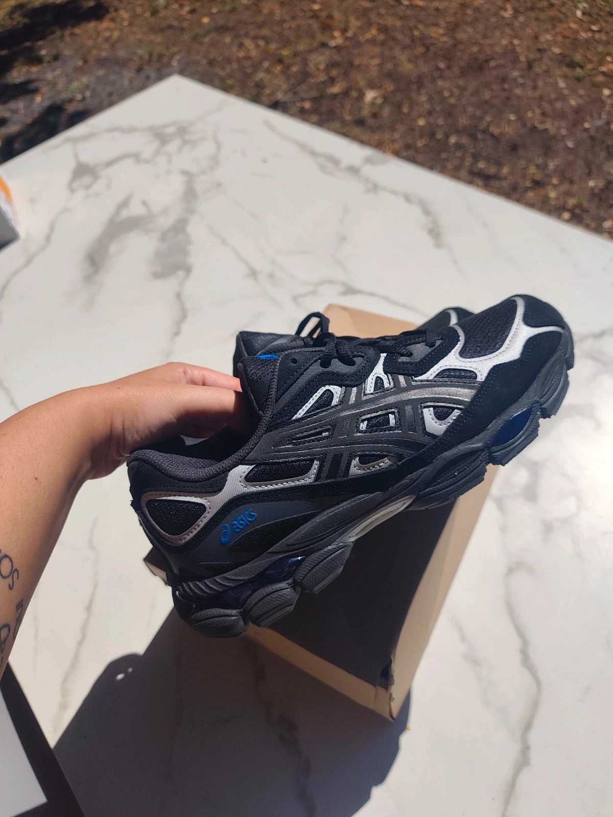 Baskets Asics Gel-Kayano 14 noires et bleues taille 44👟 – Asics – taille 44 4