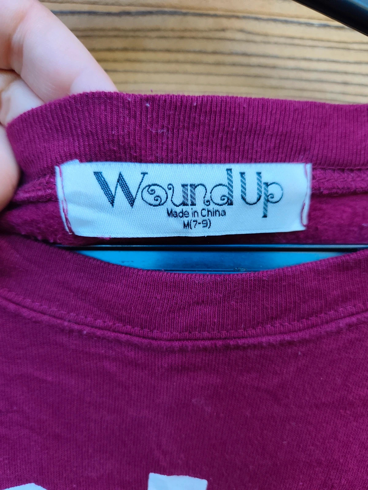 Sweat-shirt WoundUp bordeaux message fun – Gildan – taille M / 38 / 10 3