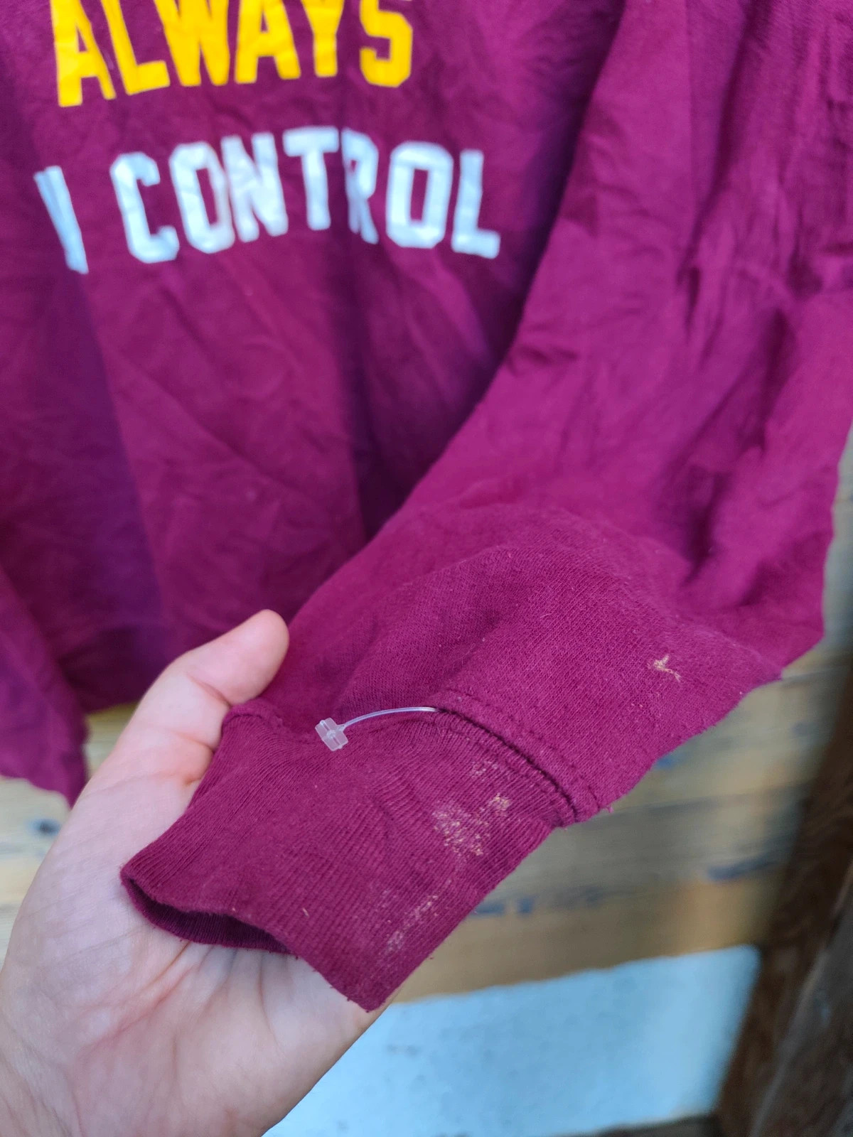 Sweat-shirt WoundUp bordeaux message fun – Gildan – taille M / 38 / 10 5