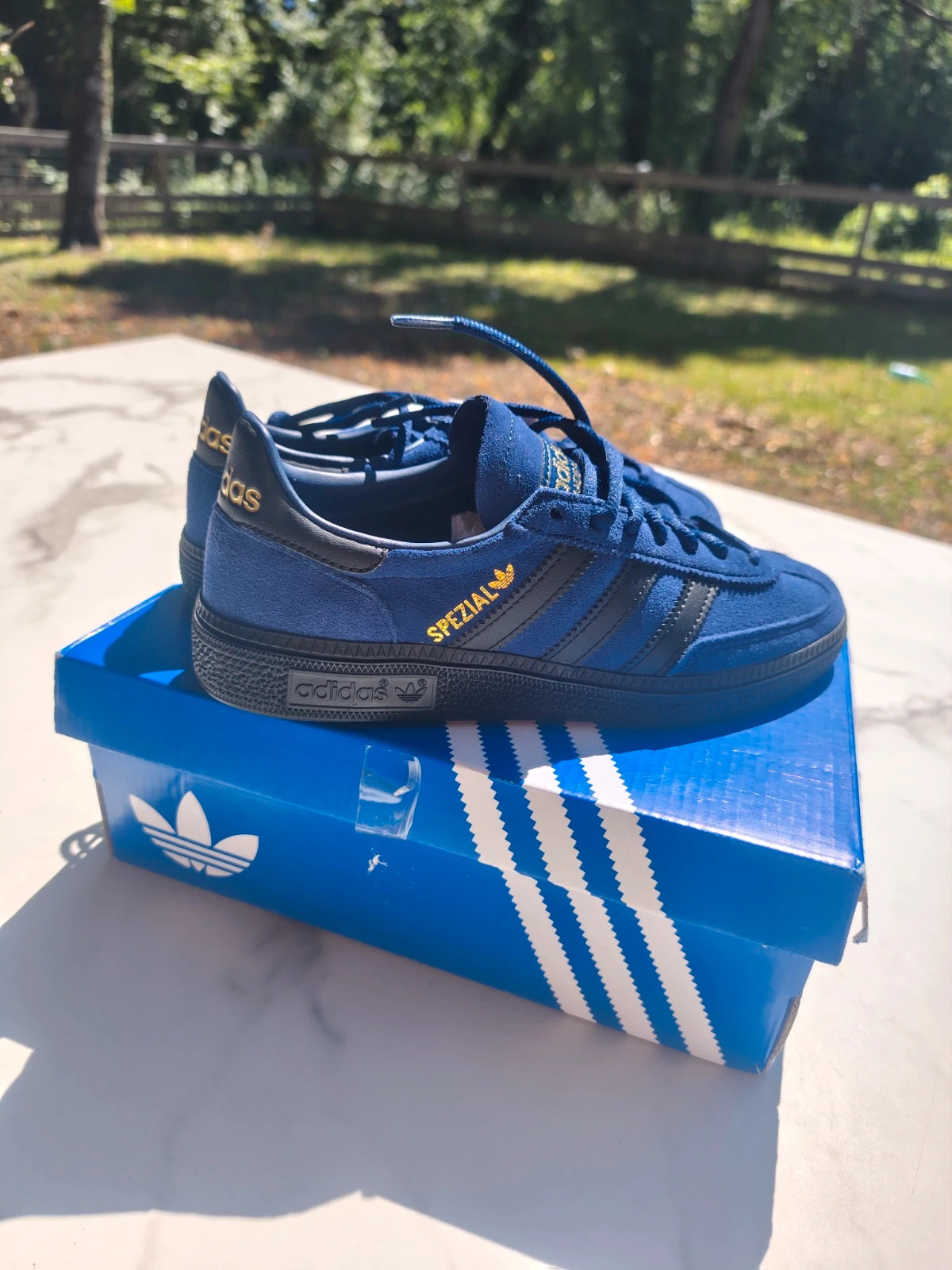 Baskets Adidas Handball Spezial bleues neuves – adidas – taille 36